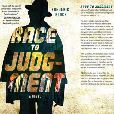 Frederic Block reads and signs Race to Judgment